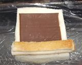 花柄♫生チョコロールサンド作り方2写真