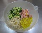 味付け不要♪タクワンとモヤシのサラダ作り方5写真