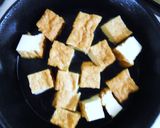 ✿スキレットで厚揚げキノコチーズ焼き✿作り方2写真