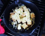✿スキレットで厚揚げキノコチーズ焼き✿作り方6写真