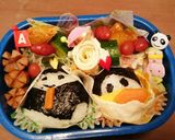 おひなさまのお弁当作り方2写真