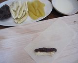 あんバナナ春巻き作り方1写真