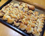 スライス生チョコレートでチョコねじりパン作り方8写真