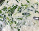風邪撃退!ニラと牛乳のおかゆさん作り方8写真