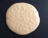 ひな祭りに♡ひしもち風ホットケーキ作り方4写真