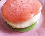 ひな祭りに♡ひしもち風ホットケーキ作り方11写真