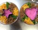 ひな祭り♡三色そぼろで可愛いカップライス作り方3写真