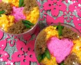 ひな祭り♡三色そぼろで可愛いカップライス作り方4写真