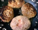 定番★ジュワ〜肉汁テリヤキチーズバーグ作り方3写真