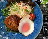 定番★ジュワ〜肉汁テリヤキチーズバーグ作り方9写真