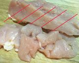 やわらか〜い鶏胸肉の甘辛ダレ焼き♪作り方1写真