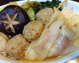 鍋★身体ポカポカ！餅ベーコン餃子の生姜鍋作り方8写真