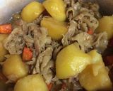 水なしで煮込む肉じゃが作り方5写真