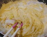 牛乳で★ベーコンと白菜のクリームパスタ作り方6写真