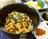 日本茶にこだわる納豆茶漬け　柚子胡椒風味作り方6写真