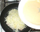 簡単お好み焼♪上下を豚肉でキャベツを挟む作り方6写真