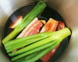 圧力鍋で煮豚チャーシュー 材料全て1:1作り方2写真