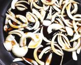 フライパンでカルボナーラ風親子丼作り方2写真
