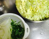 ウマし！！キャベツナポリタンでガッツリ丼作り方1写真