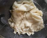 ひもかわうどん☆冷納豆和え麺作り方3写真