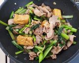 小松菜と厚揚げと豚こまの香味醤油炒め作り方6写真