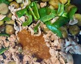 簡単夕食・お弁当★豚こまピーマンの茄子味噌炒め作り方8写真