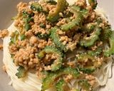 鶏そぼろゴーヤの汁なしそうめん😻作り方7写真