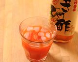 きび酢の野菜ジュース割り作り方1写真