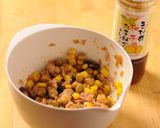 きび酢ドレで作る簡単ビーンズサラダ作り方1写真