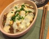 麻婆チーズ丼作り方8写真