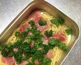 大メスティンで簡単生ハムパスタ作り方3写真