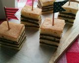 スライス生チョコで簡単バウムクーヘン♪作り方7写真