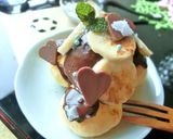 トロっと生チョコ★バナナシューピラミッド作り方8写真