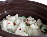 レンジで！チキンと菜の花の簡単ドリア風作り方4写真