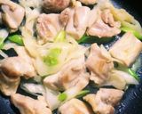 旨！鶏もも肉と白ネギの甘辛照り焼き作り方5写真