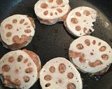♪れんこんのはさみ焼き♪作り方6写真