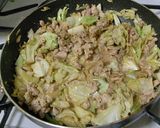 焼きそば風なソースご飯作り方3写真