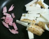 ＊やまいもサクッと！ベーコン炒め＊作り方1写真