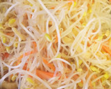 ５分で簡単♪豆もやしと油揚げの炒め煮作り方4写真