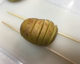 青のりたっぷり！和風ハッセルバックポテト作り方3写真