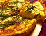 自慢のポテト生地キッシュ☆春野菜と桜エビ作り方9写真