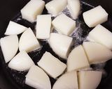 スキレットで餅ピザ作り方3写真