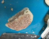 レンコンのハサミ揚げと椎茸の肉詰め作り方5写真