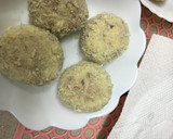 レンコンのハサミ揚げと椎茸の肉詰め作り方7写真