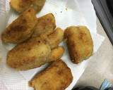レンコンのハサミ揚げと椎茸の肉詰め作り方8写真