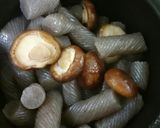 ✴♦ちび椎茸➕ねじり蒟蒻の旨煮♦✴作り方2写真
