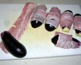中はジューシー☆ナスのベーコン巻きフライ作り方1写真