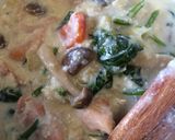 豆腐クリームの鮭ほうれん草かぶシチュー作り方11写真