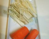 ニンジンとえのきのごま塩あえ作り方1写真