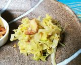 キャベツの蜂蜜味噌アーモンド和え作り方3写真